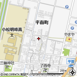 石川県小松市平面町ホ47周辺の地図