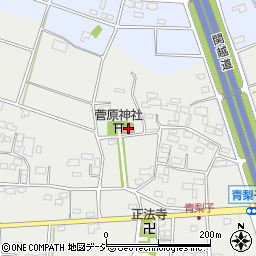 青梨子町集会所周辺の地図
