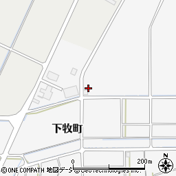 石川県小松市下牧町乙周辺の地図