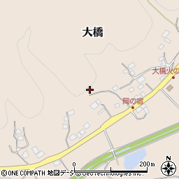 茨城県笠間市大橋2266周辺の地図