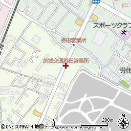 茨城交通勝田営業所周辺の地図