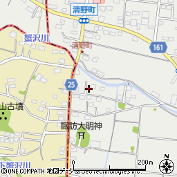 群馬県前橋市青梨子町823-7周辺の地図