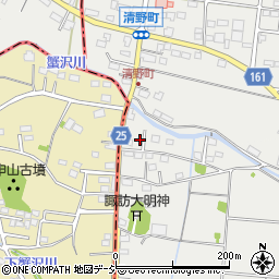 群馬県前橋市青梨子町823-3周辺の地図