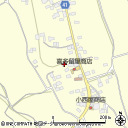 栃木県芳賀郡益子町小泉393周辺の地図