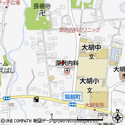 群馬県前橋市堀越町1194周辺の地図