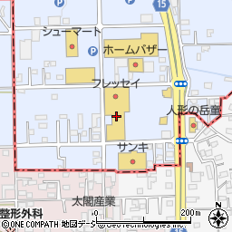 源氏吉岡店周辺の地図