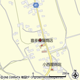 栃木県芳賀郡益子町小泉394周辺の地図