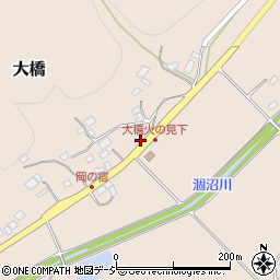 茨城県笠間市大橋2209周辺の地図
