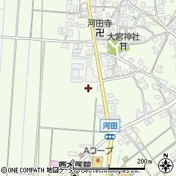 石川県小松市河田町（リ）周辺の地図