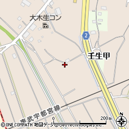 栃木県下都賀郡壬生町壬生乙1891周辺の地図
