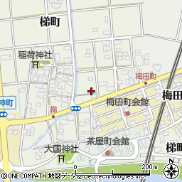 石川県小松市梯町ト周辺の地図
