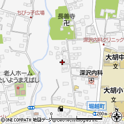 群馬県前橋市堀越町1182-1周辺の地図