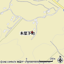 茨城県水戸市木葉下町周辺の地図