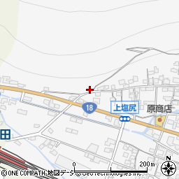 上塩尻公民館周辺の地図