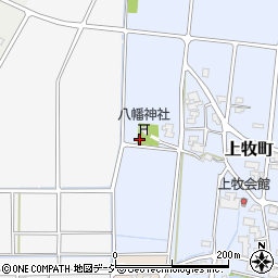 石川県小松市上牧町周辺の地図
