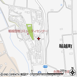 群馬県前橋市堀越町535-18周辺の地図