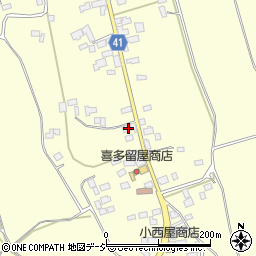 栃木県芳賀郡益子町小泉413周辺の地図