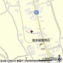 栃木県芳賀郡益子町小泉411周辺の地図