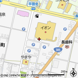 石川県小松市平面町（ア）周辺の地図