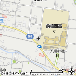 群馬県前橋市清野町182-6周辺の地図