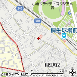 桐生協立診療所周辺の地図