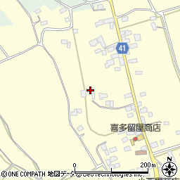栃木県芳賀郡益子町小泉410周辺の地図