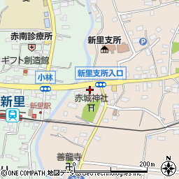 しののめ信用金庫新里支店周辺の地図