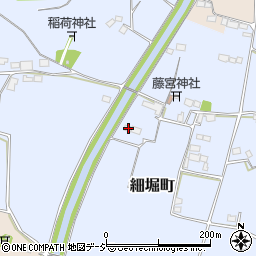 栃木県栃木市細堀町225周辺の地図