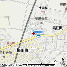 石川県小松市美原町周辺の地図