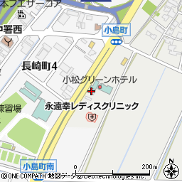Ｊネットレンタカー小松空港店周辺の地図