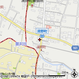 群馬県前橋市清野町119-5周辺の地図