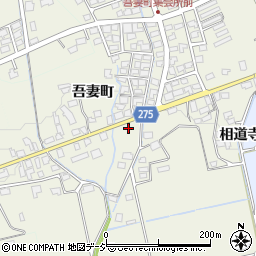 長野県北安曇郡池田町吾妻町周辺の地図