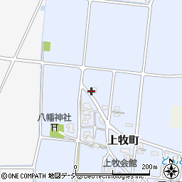 石川県小松市上牧町（に）周辺の地図