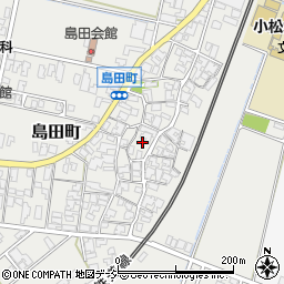 石川県小松市島田町庚周辺の地図