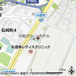 石川県小松市小島町（ル）周辺の地図