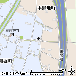 栃木県栃木市細堀町241周辺の地図