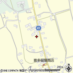 栃木県芳賀郡益子町小泉417周辺の地図