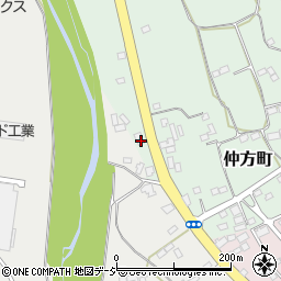 栃木県栃木市仲方町151周辺の地図