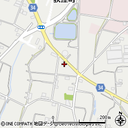 群馬県前橋市荻窪町316周辺の地図