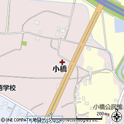 栃木県真岡市小橋100周辺の地図