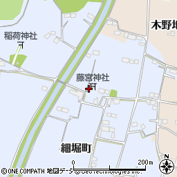 栃木県栃木市細堀町234周辺の地図