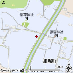 栃木県栃木市細堀町330周辺の地図
