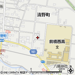 群馬県前橋市清野町175-8周辺の地図