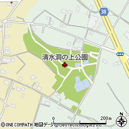 清水洞の上公園周辺の地図