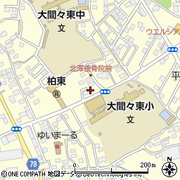 赤城豆腐　大間々支店周辺の地図