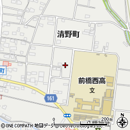 群馬県前橋市清野町175-5周辺の地図