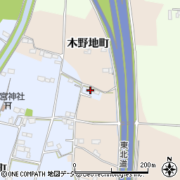 栃木県栃木市細堀町182周辺の地図