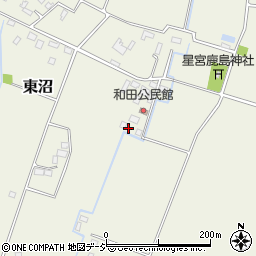 栃木県真岡市東沼389周辺の地図