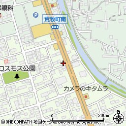 津久井工務店前橋営業所周辺の地図