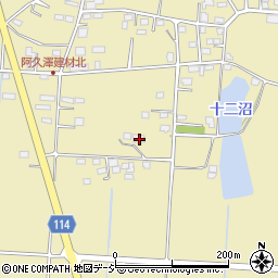 群馬県前橋市大前田町1551-33周辺の地図